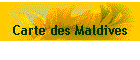 Carte des Maldives